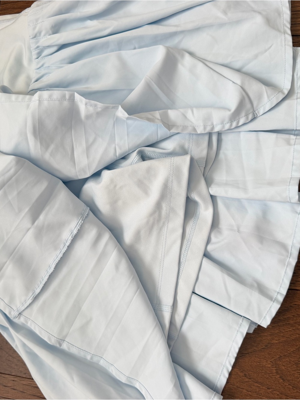 all in motion Light Blue Pleated Circle Skirt - Picture 2 of 5